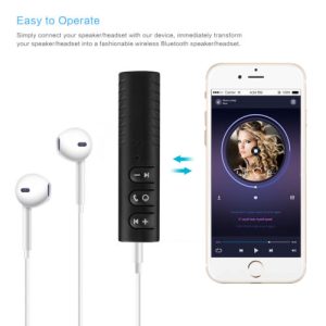 Безжичен Bluetooth Аудио приемник AUX за слушалки и високоговорители ledprojectors
