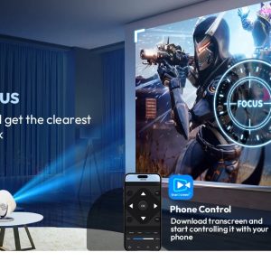 Електрически фокус и уникален дизайн: 4K Android проектор с WiFi 6 и Bluetooth – 50% по-ярък Електрически фокус и уникален дизайн: 4K Android проектор с WiFi 6 и Bluetooth – 50% по-ярък ledprojectors Електрически фокус и уникален дизайн: 4K Android проектор с WiFi 6 и Bluetooth – 50% по-ярък ledprojectors