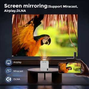 Мини проектор C2 Android Smart Native 600P – 1080P, WiFi 6, BT 5.0, HDMI ledprojectors