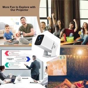 ThundeaL 4K Full HD Android WiFi 3D Преносим домашен проектор за домашно кино ledprojectors