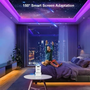 ThundeaL 4K Full HD Android WiFi 3D Преносим домашен проектор за домашно кино ledprojectors