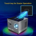 J6 Портативен Проектор с WiFi 5G, Гласово Дистанционно и LED Осветление — Интелигентен 3D Филмов Проектор с Bluetooth 5.0