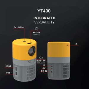 2022 Нов преносим джобен проектор TD400 Домашен мини проектор за деца ledprojectors