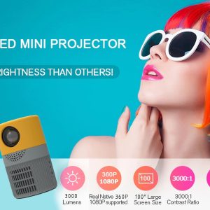 2022 Нов преносим джобен проектор TD400 Домашен мини проектор за деца ledprojectors