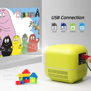 Супер видео проектор за деца 480x320px поддръжка 1080P ledprojectors