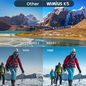 Проектор с WiFi Wimus К6 1080P/4K 5500 LUMENS свързване със смартфон Проектор с WiFi Wimus К6 1080P/4K 5500 LUMENS свързване със смартфон ledprojectors Проектор с WiFi Wimus К6 1080P/4K 5500 LUMENS свързване със смартфон ledprojectors