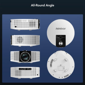 Проекторът BOX RQ8: Вашето домашно кино в компактния формат на малък LED проектор ledprojectors