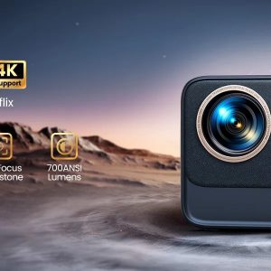 Ултрамодерен 4K Проектор: 700ANSI, Автофокус, Dolby Звук, Вграден WiFi 6 и Bluetooth ledprojectors