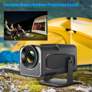 Мини преносим проектор HH320: 4K и 1080P с Android 11.0, WIFI6 и BT5.0 ledprojectors