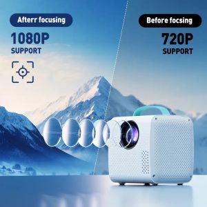 Мини преносим проектор за деца 1080P с LED технология: Идеален за домашно кино и офис, с вграден високоговорител и дистанционно управлени Мини преносим проектор за деца 1080P с LED технология: Идеален за домашно кино и офис, с вграден високоговорител и дистанционно управлени ledprojectors Мини преносим проектор за деца 1080P с LED технология: Идеален за домашно кино и офис, с вграден високоговорител и дистанционно управлени ledprojectors