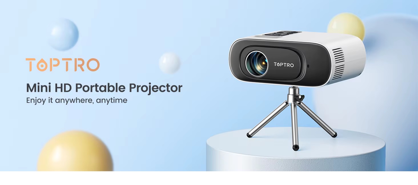 Портативно домашно кино Full HD 1080P, 16000 лумена, WiFi/Bluetooth свързаност