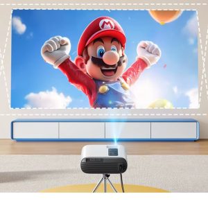 Портативно домашно кино Full HD 1080P, 16000 лумена, WiFi/Bluetooth свързаност Портативно домашно кино Full HD 1080P, 16000 лумена, WiFi/Bluetooth свързаност ledprojectors Портативно домашно кино Full HD 1080P, 16000 лумена, WiFi/Bluetooth свързаност ledprojectors