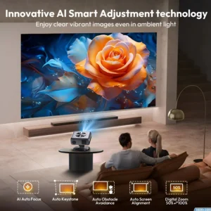 XBSY 26000 проектор 26000 лумена – 6G WiFi, AutoFocus, Android TV, HDR, 8K декодиране, Домашно кино ledprojectors