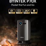 Глобална версия Преносим проектор Xiaomi T7 MAX, Android 9.0, Wi-Fi Bluetooth видео проектор, Full HD Nativo1920 * 1080P Глобална версия Преносим проектор Xiaomi T7 MAX, Android 9.0, Wi-Fi Bluetooth видео проектор, Full HD Nativo1920 * 1080P ledprojectors Преносим проектор BYINTEK X7 с 4K, 3D, Wi-Fi и вградена батерия – Идеален за филмови вечери на открито
