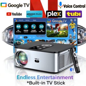 T3 MAX – Професионален 4K LED Проектор с Android, 40 000 lm, 8K Видео Поддръжка и Автоматичен Keystone ledprojectors